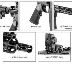This SBR will include mostly standard features, like the issued-style A2 birdcage muzzle device, grip, and stock pictured here.