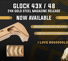 Tyrant Designs Unveils 24k Gold Glock 43x/48 Mag Release