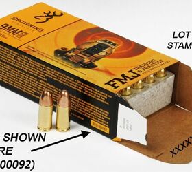 Browning Ammunition lot number