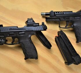 The two VP9 versions I tested for this review update were the Tactical model and the L, or long-slide model.