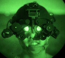 My friend Cajer trying the COTM and PVS-21s.