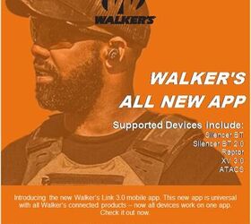 Walker's New LINK 3.0 Universal Hearing Protection Control App