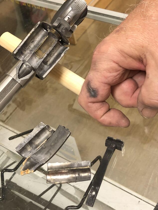 Wrecked Revolver Wheelgun Wednesday: Aftermath Of A kaBoomed Revolver | thefirearmblog.com