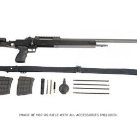 The Zastava M07-AS with shipped accessories.