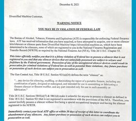 SILENCER SATURDAY #209: Solvent Trapped - The ATF Warning Letter ...