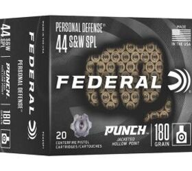 Federal Expands Punch Line of Defensive Ammunition To Include 44 SPL