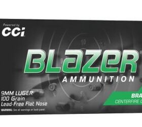 CCI Adds Lead-Free Option to Blazer Brass Line Of 9mm Ammo