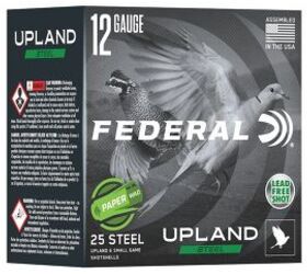 NEW For 2022: Federal Upland Steel Shotshells Using Paper Wads