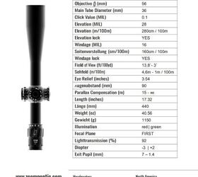 New Zero Compromise ZCO840 8-40x56mm Riflescope New Zero Compromise ZCO840 8-40x56mm Riflescope