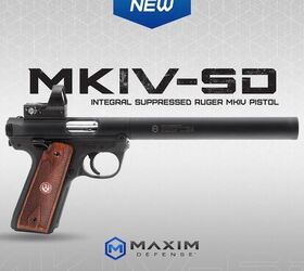 Maxim Defense MKIV-SD Integrally Suppressed Ruger MKIV Pistol