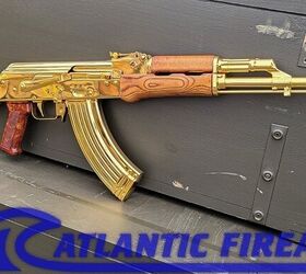 Atlantic Firearms Brings the Bling with a 24K Gold AK