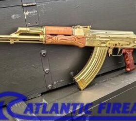 atlantic firearms brings the bling with a 24k gold ak