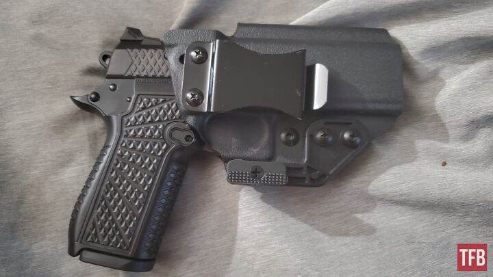 SFX9 in a LAS holster