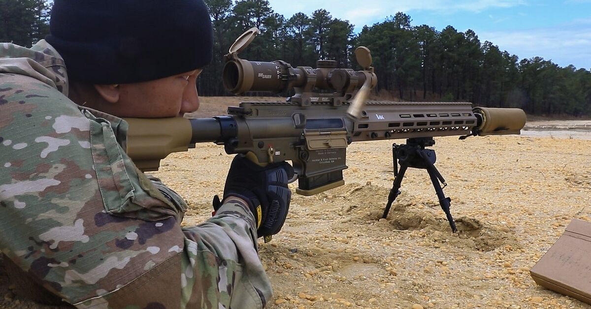 Army Marksman Rifle POTD: Heckler & Koch M110A1 Squad Designated Marksman Rifle ...