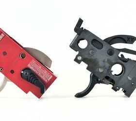 Heckfire trigger next to OEM H&K trigger. 