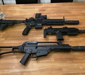 Heckler & Koch firearms with A-TEC suppressors. (Private photo)