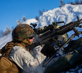 potd m249 light machine gun in exercise cold response