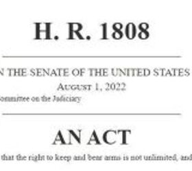 Analysis of HR 1808, the Proposed 2022 Assault Weapons Ban