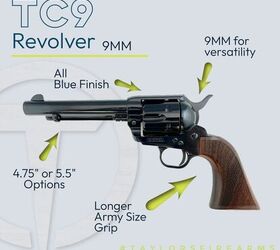 Taylor Firearms Releases TC9 Series 9mm Revolvers | thefirearmblog.com
