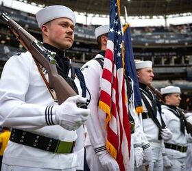 POTD: USS Carl Vinson Sailors in San Diego Padres Salute