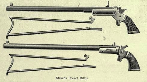 The Rimfire Report: Remembering the Stevens Pocket Rifle (Bicycle Rifle ...