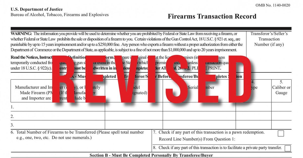 Firearm Transfer Form