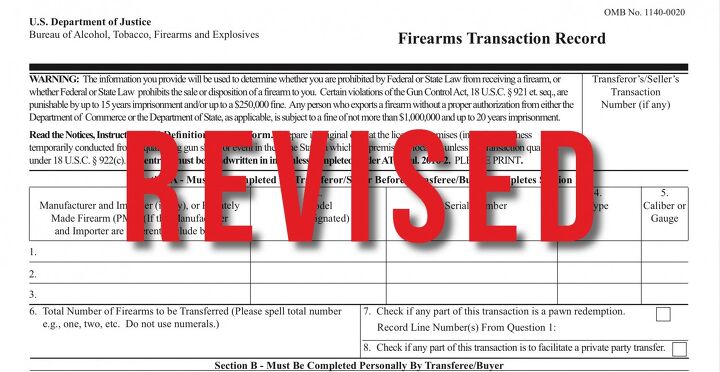 Firearms Transfer Record - Here Is The Newly Revised ATF 4473 ...