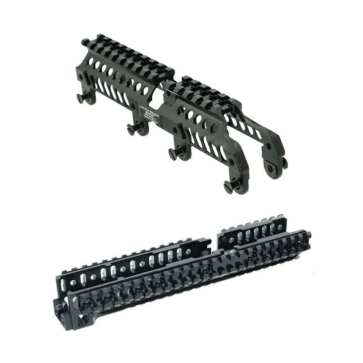 Ak Railing Ak Rail AK 47 / AK 74 M LOK Handguard, Black Polymer, US Made By DLG