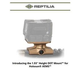 Reptilia Introduces 1.93" DOT Mount for Holosun AEMS