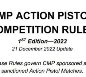 CMP Announces Action Pistol Competitions, Other Rule Changes For 2023