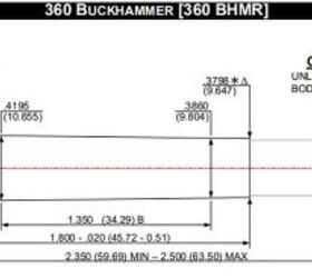 Saami Specs Of The 360 Buckhammer (360 Bhmr) Cartridge 