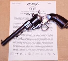 A Civil War-era Lefaucheux Model 1854 Pinfire Revolver that sold for nearly $3,300 | Photo: Gunbroker.com Listing