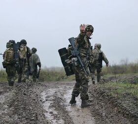 Member of 47th Mechanized Brigade with a C7A1 (Ukrainian Army)