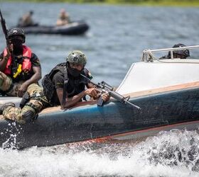 POTD: Ghana Armed Forces Protecting a Ship