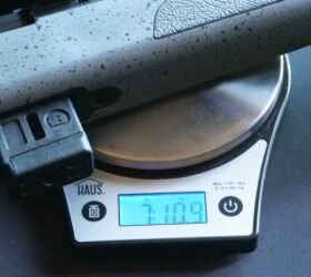 Two groups with CCI Stanard Velocity 40-grain shot from 100 yards using the Maven CRS1. 3-12x44mm