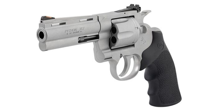 NEW Colt Pythons! Same Snake Gun with Hogue Grips, Bead Blast Finish ...