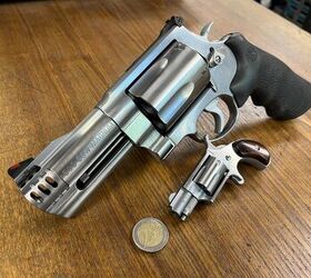 POTD: David And Goliath – .22LR And .500 S&W Revolvers Side By Side