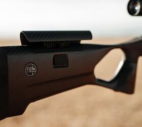 Here's the trick new stock, including a one-button adjustable riser. (Savage Arms)