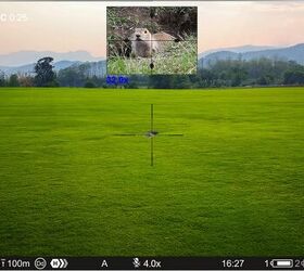 'Being the top-level thermal unit, the Thermion Duo DXP55 comes with an increased base magnification of the daytime channel. The 4K digital sensor allows operation in a full 4-32x magnification range without losing image quality. This model is an ideal choice for small-game hunting and precise long-range shooting at daytime.' (Pulsar)