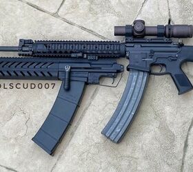 See how far the rear of the M26 sits away from the magwell and the trigger guard is just hanging out on its own?