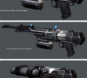 The DC17M from the video game 'STAR WARS Republic Commando' was a pistol, sniper rifle, machine gun, and grenade launcher all in one.