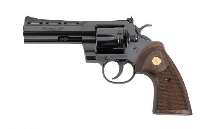 Colt Python Modern Gold Wheelgun Wednesday: The Colt Blued Python Returns! Prayers Answered ...