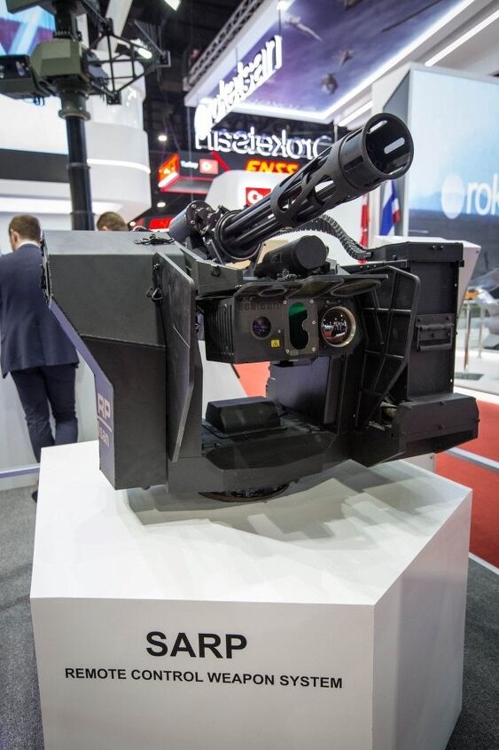 Remote Weapon Station Sensor Module Aselsan's SARP Remote Weapons Station demonstrated in Bangkok ...