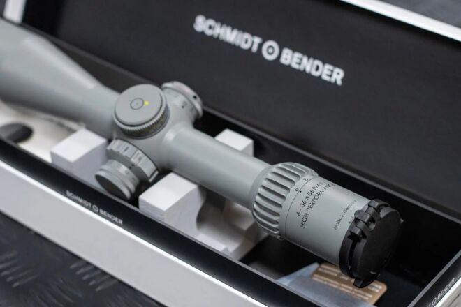 Limited Edition: Schmidt & Bender 6-36×56 PM II in RAL 7005