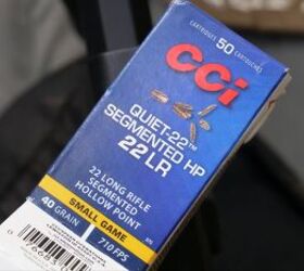 The Rimfire Report: CCI Quiet-22 40 gr Segmented Hollow Point