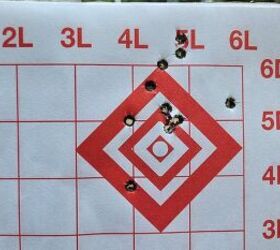 the rimfire report cci quiet 22 40 gr segmented hollow point, Probably our worst group overall over 3 and with only 3 shots starting to form a group near out point of aim