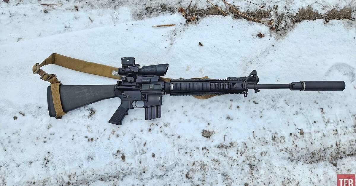 Sniper Rifle With Silencer