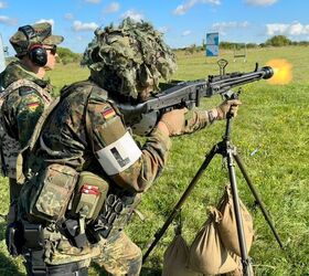 potd anti aircraft training with the mg3