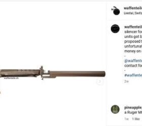 “Very early @bt_swiss silencer for the Swiss stgw90. Only 60 units got built and have been proposed to the Swiss army...... They unfortunately rather spent more money on shooting tunnels 😂🫣🇨🇭”