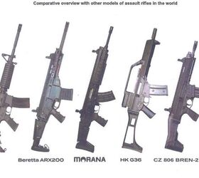 serbian aks part 6 morana an ambitious ak upgrade program, Comparison of Morana with common service rifles